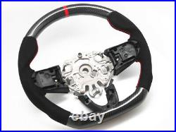 Steering Wheel for 2014-2018 Mini Cooper F56 S / JCW Mk3 Carbon Fiber Alcantara