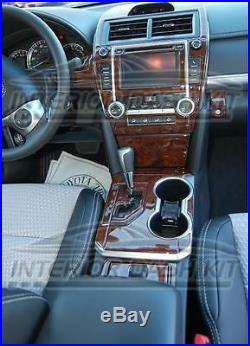 Toyota Camry L Le Se Xle Hybrid Interior Wood Dash Trim Kit Set 2012 2013 2014