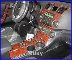 Toyota Highlander Se Sport Hybrid Interior Wood Dash Trim Kit Set 2008 2009 2010